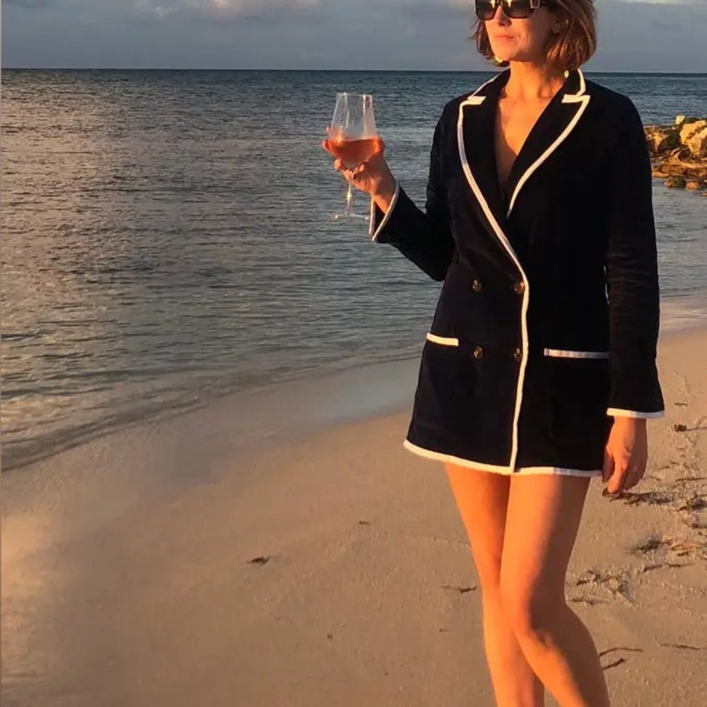 BASK Poolside Toweling Blazer - Picture 4 of 8